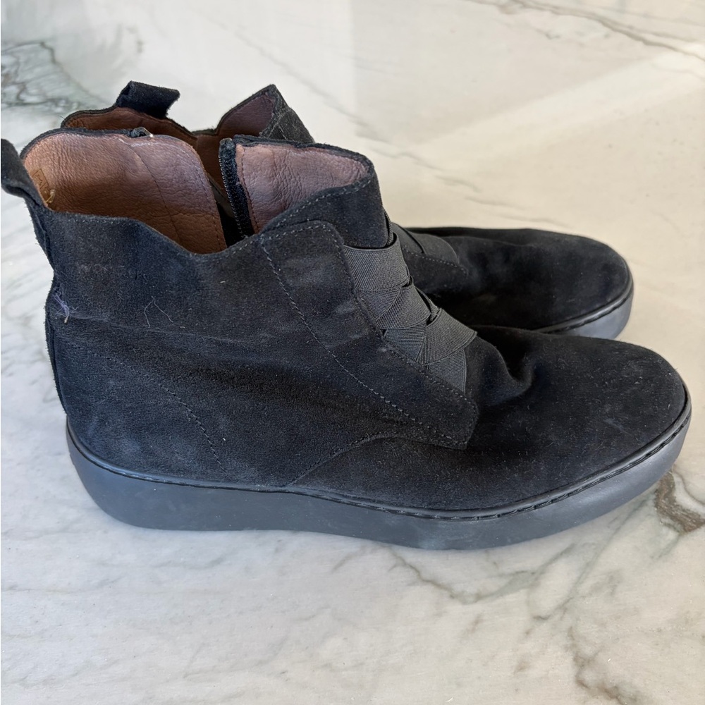 Wondersfly Black Suede Boots